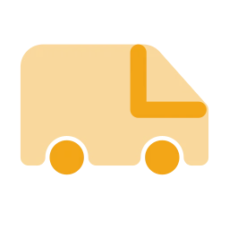 Van icon, Flat style
