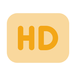 Video hd icon, Flat style