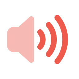 Volume high icon, Flat style