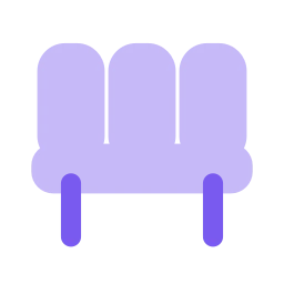 Waiting room icon, Flat style