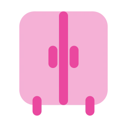 Wardrobe icon, Flat style