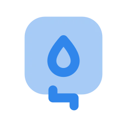 Water purifier icon, Flat style