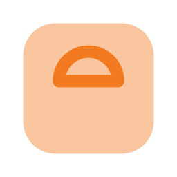 Weight scale icon, Flat style
