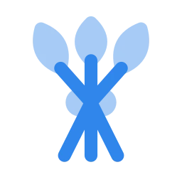 Wheat sheaf icon, Flat style