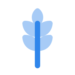 Wheat icon, Flat style