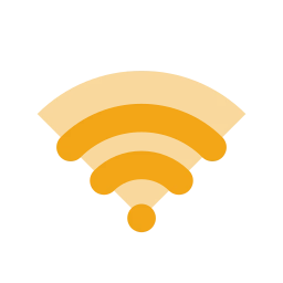 Wifi medium icon, Flat style