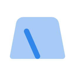 Windshield wiper icon, Flat style