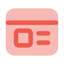 Wireframe icon, Flat style