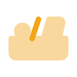 Wood plane icon, Flat style