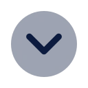 Chevron circle down icon, Imprint style
