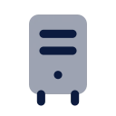 Desktop tower icon, Imprint style