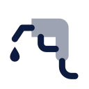 Fuel nozzle icon, Imprint style
