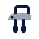 Hand mixer icon, Imprint style