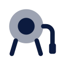 Hose reel icon, Imprint style