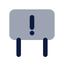 Public notice icon, Imprint style
