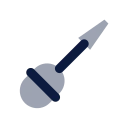 Soldering iron icon, Imprint style
