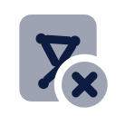 Star chart x icon, Imprint style