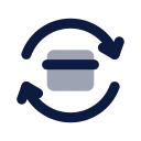 Stock reorder icon, Imprint style
