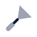 Trowel icon, Imprint style