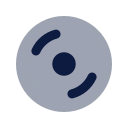 Weight plate icon, Imprint style