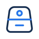 Air fryer icon, Jass style