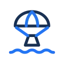 Capsule splashdown icon, Jass style