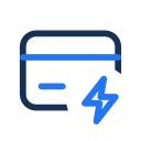 Credit card bolt icon, Jass style