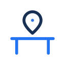 Desk booking icon, Jass style