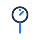 Food thermometer icon, Jass style