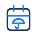 Holiday calendar icon, Jass style