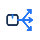 Parcel sorting icon, Jass style