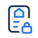 Sale deed lock icon, Jass style