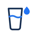 Water intake icon, Jass style