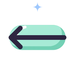 Arrow long left icon, Lineal style