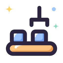 Assembly line icon, Lineal style