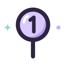 Auction paddle icon, Lineal style