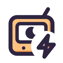 Baby monitor bolt icon, Lineal style