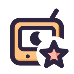 Baby monitor star icon, Lineal style