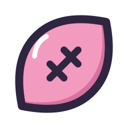 Ball football icon, Lineal style