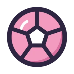 Ball soccer icon, Lineal style