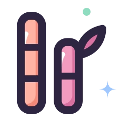 Bamboo icon, Lineal style