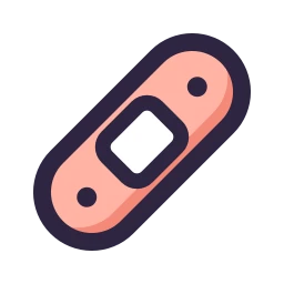Bandage icon, Lineal style