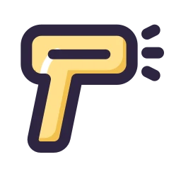 Barcode scanner icon, Lineal style