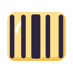 Barcode icon, Lineal style