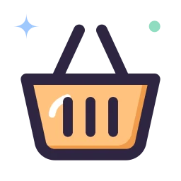 Basket icon, Lineal style