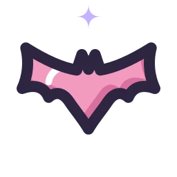Bat icon, Lineal style
