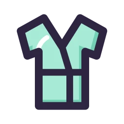 Bathrobe icon, Lineal style