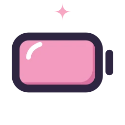 Battery empty icon, Lineal style