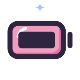 Battery full icon, Lineal style