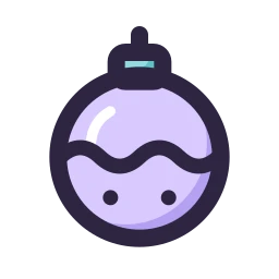 Bauble icon, Lineal style